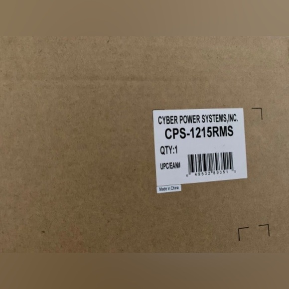 New CyberPower CPS1220RMS Rackbar Surge Protector 12 Outlets 15ft Power Cord, 1U - Picture 11 of 11